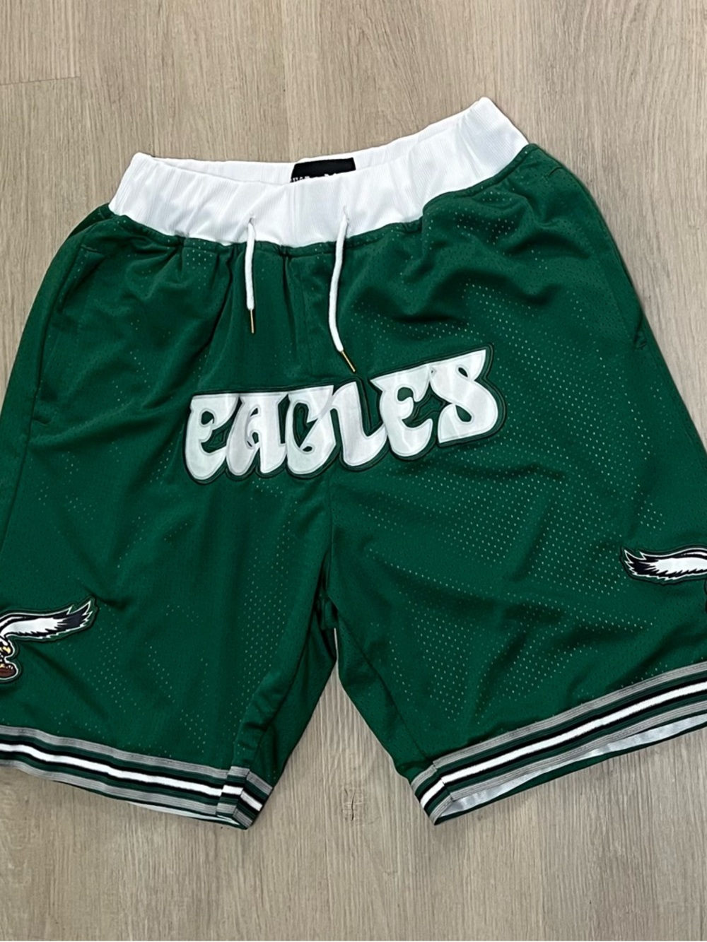 WORN Just Don Philadelphia Eagles Shorts Green